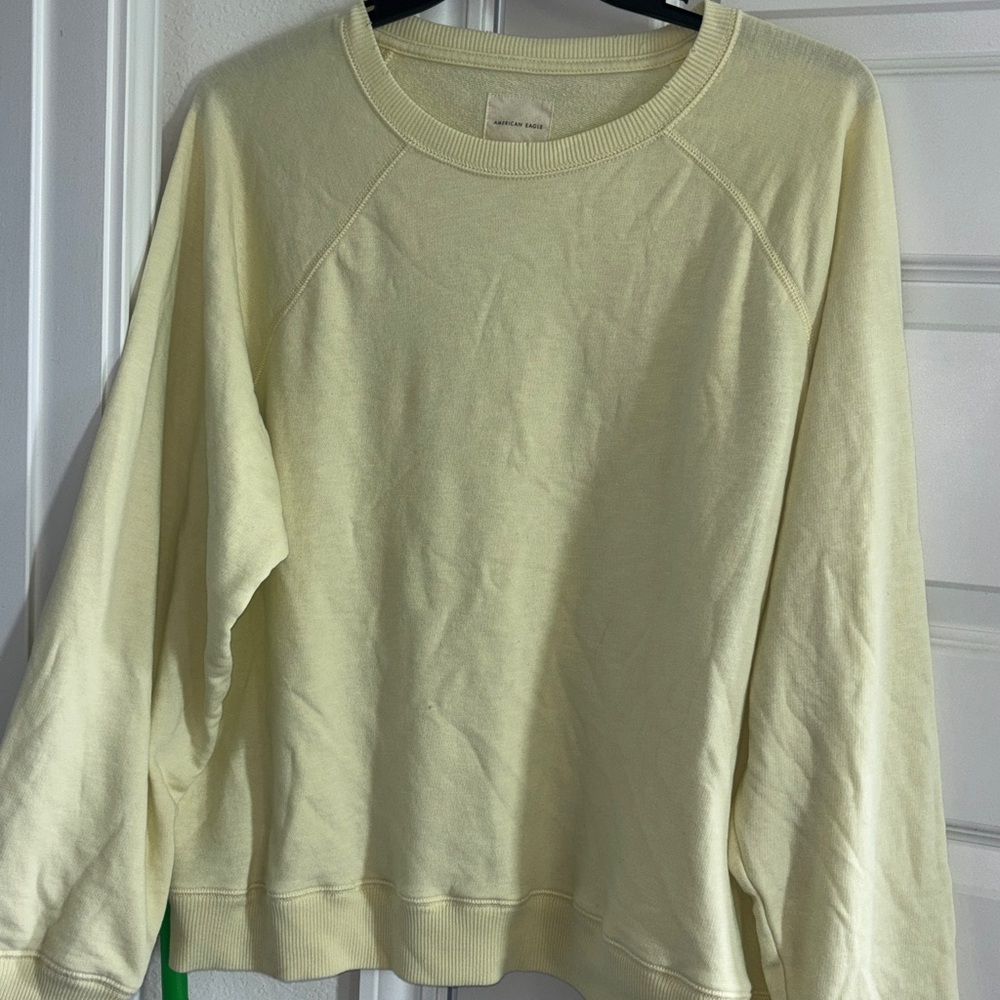 American Eagle Outfitters Light Yellow Sweater - Picture 3 of 3
